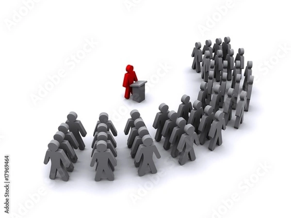 Obraz giving a lecture