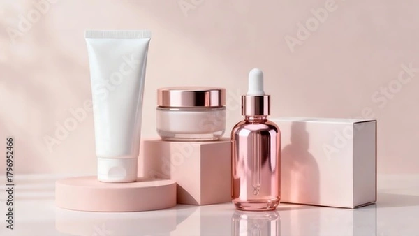 Obraz Premium Skincare Packaging Mockup