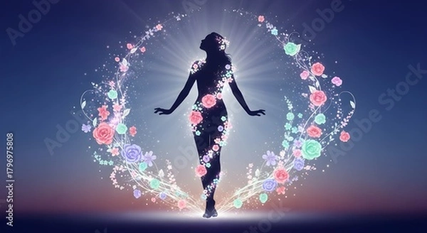 Obraz Feminine Energy Abstract Portrait