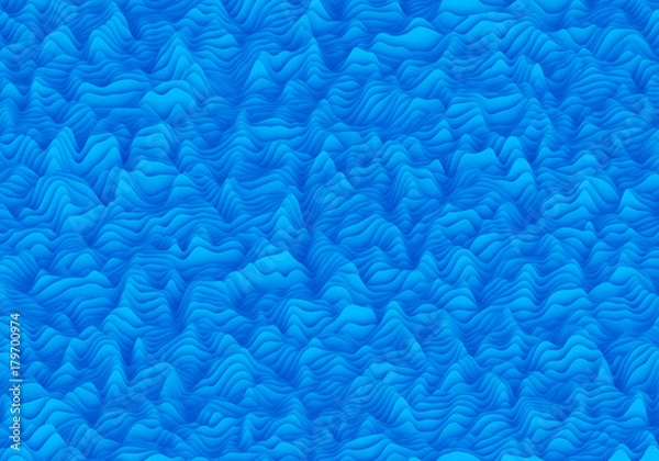 Fototapeta Wavy 3d abstract background