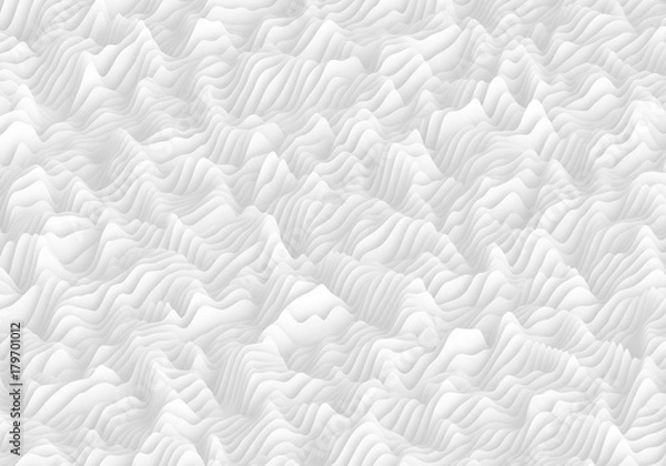Fototapeta Wavy 3d abstract background