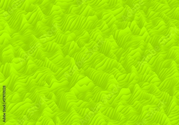 Fototapeta Wavy 3d abstract background