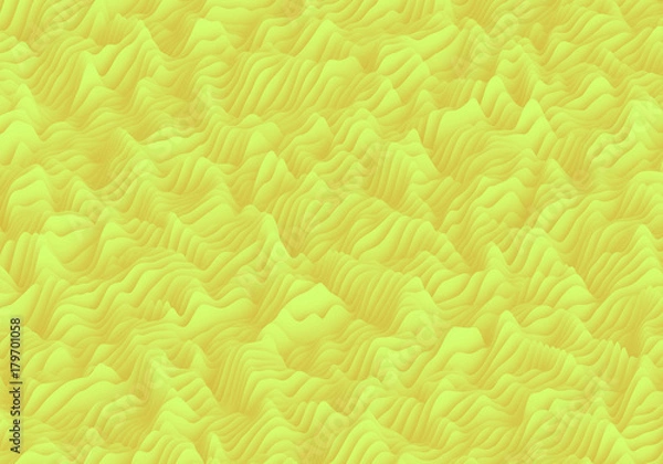 Fototapeta Wavy 3d abstract background