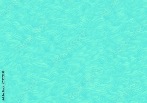 Fototapeta Wavy 3d abstract background