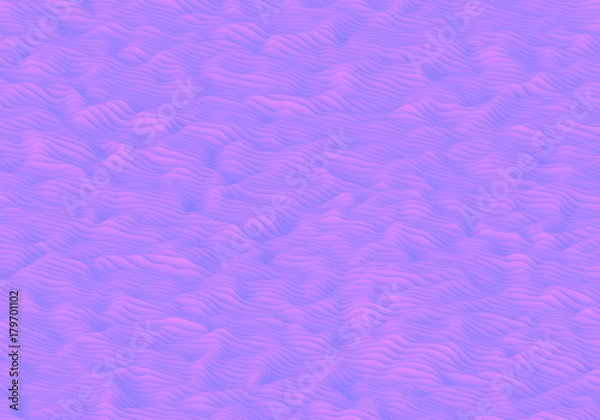 Fototapeta Wavy 3d abstract background