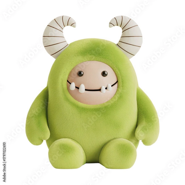 Obraz green toy frog