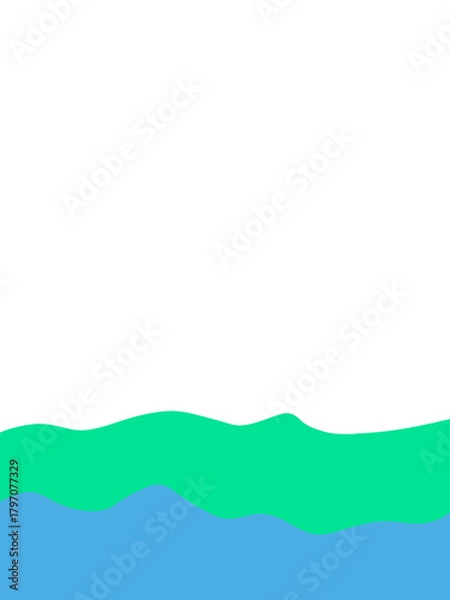 Obraz abstract green and blue background