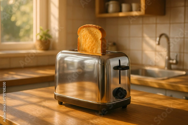 Fototapeta toaster and bread