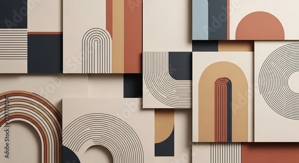 Obraz Abstract Forms in a Modern World