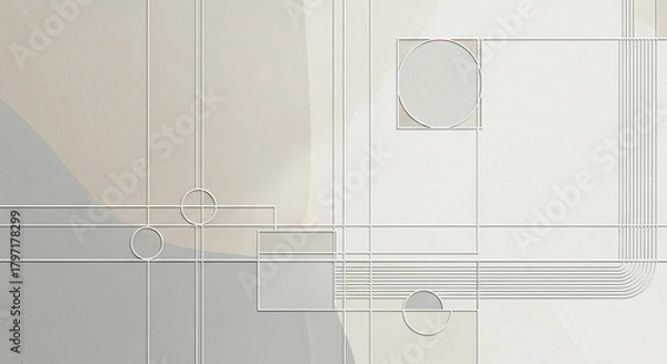 Obraz Abstract Geometry in Motion