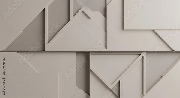 Obraz Geometric Lines & Minimal Design