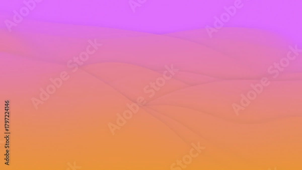 Obraz Warm Abstract Wave Gradient Background Pink Orange Sunset
