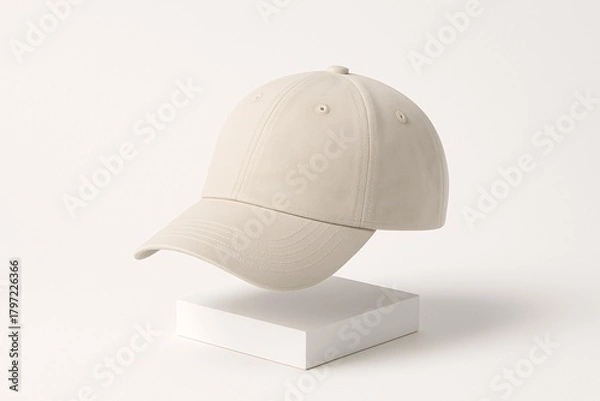 Obraz Minimalist Floating Cap Mockup