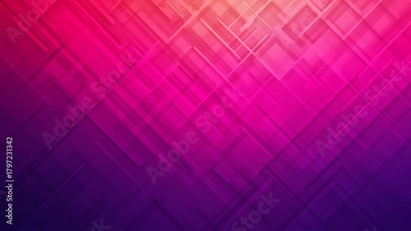 Obraz A vivid fusion of obsidian-to-ember red gradients, midnight blue fading into starry black, and neon magenta-violet ombré, forming a futuristic geometric tech background with organic textures and vibra