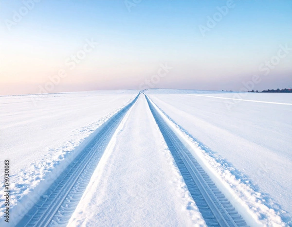 Obraz タイヤ跡　直線　イメージ