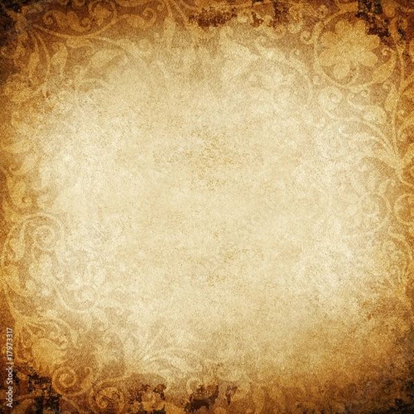 Obraz vintage floral background