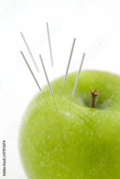 Obraz Acupuncture needles in Apple