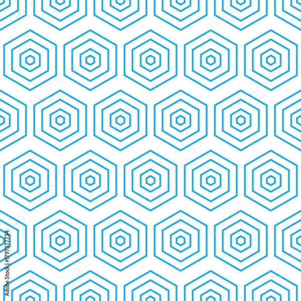 Obraz geometric pattern hexagon