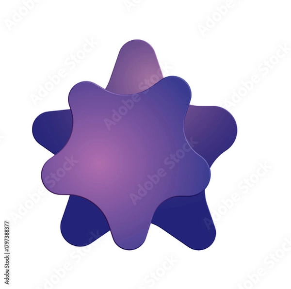 Obraz Y2k style star chrome