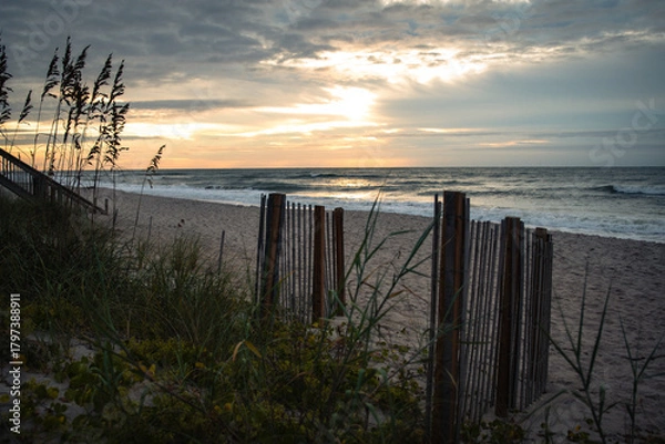 Obraz Sunrise on Topsail Beach