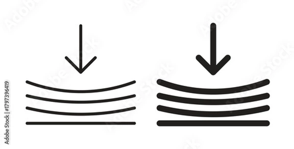 Fototapeta Elastic icon in doodle and stroke style.