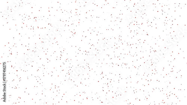 Obraz Abstract multi-colored particles falling on white background. Abstract digital star background