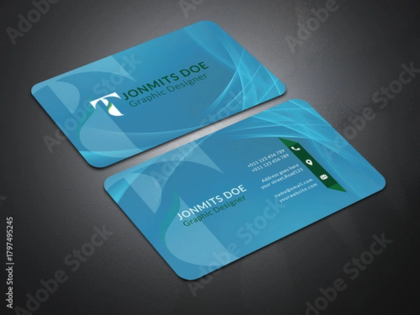 Obraz business card template