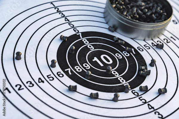 Obraz target and pellet