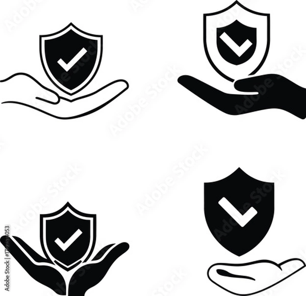 Fototapeta Trust and Security Icon