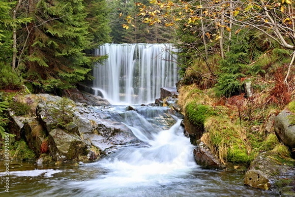 Obraz Mountain waterfall