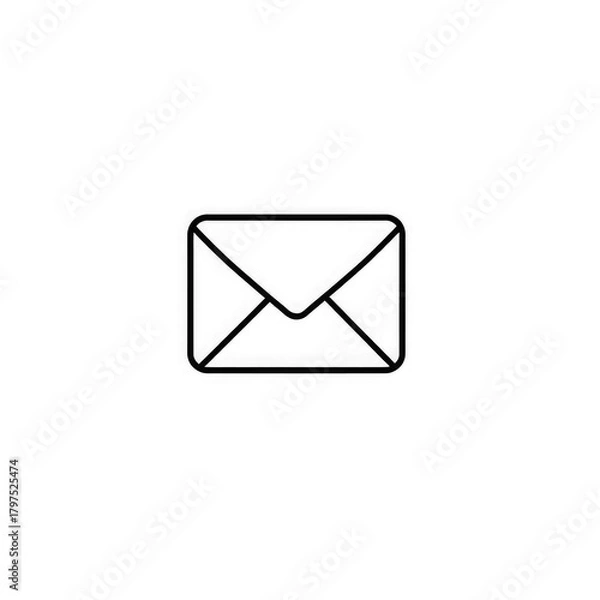 Obraz e mail icon with transparent background PNG and JPEG image
