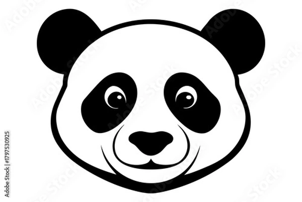 Obraz panda head