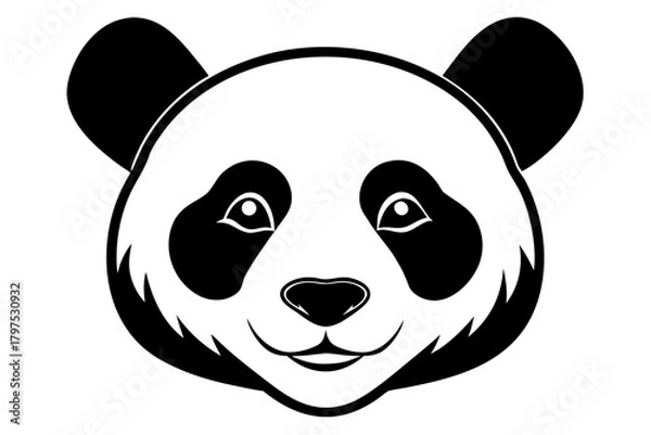 Obraz panda head