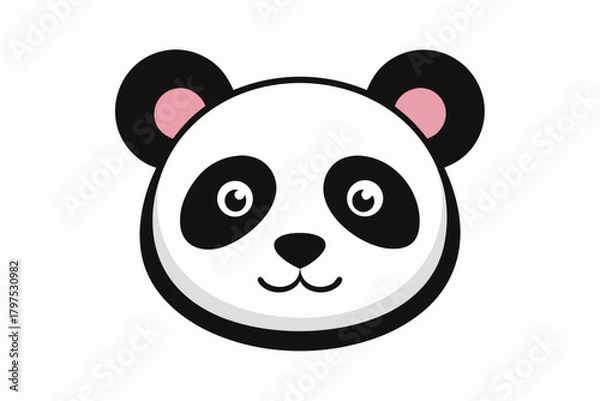 Obraz panda head
