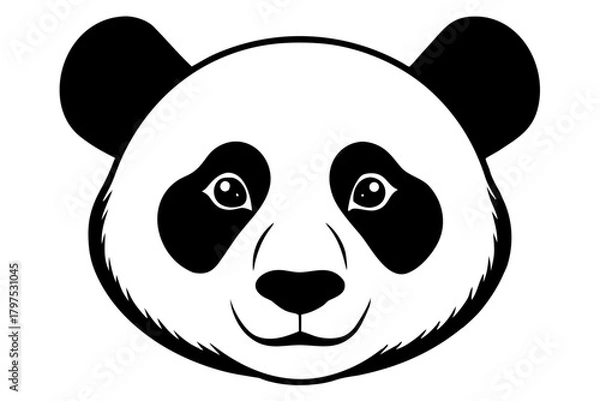 Obraz panda head