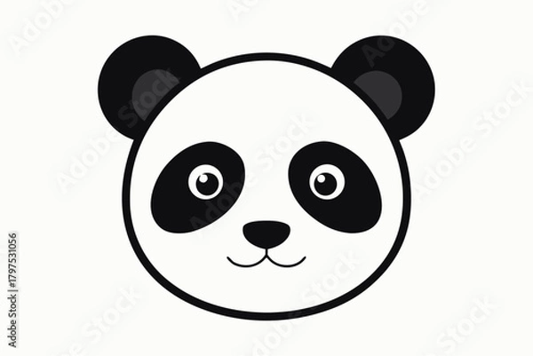 Obraz panda head