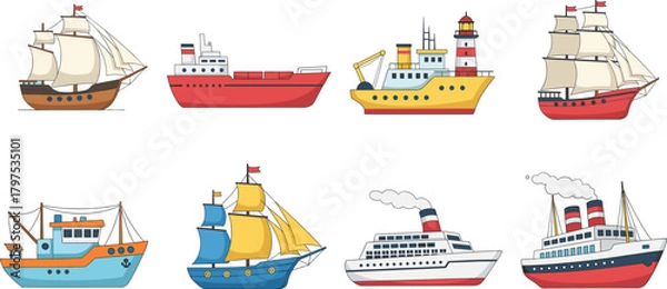 Fototapeta Funky Summer Fruit Vector Collection with Strawberry, Banana, Watermelon, Pineapple, and Typography, Ideal for Juice Bar and Healthy Kids' Design.