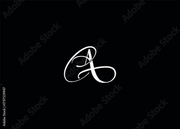 Obraz CA creative initial logo design and monogram logo