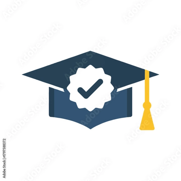 Obraz Modern graphic design elements and icons in vibrant colors