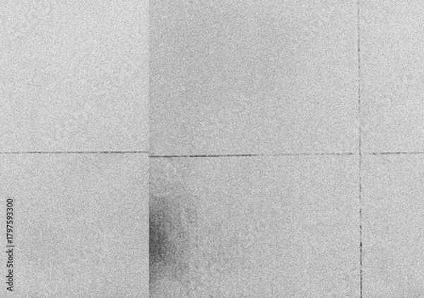 Fototapeta Photocopies of a black and white sheet of paper with a background or texture with grain and noise illustration