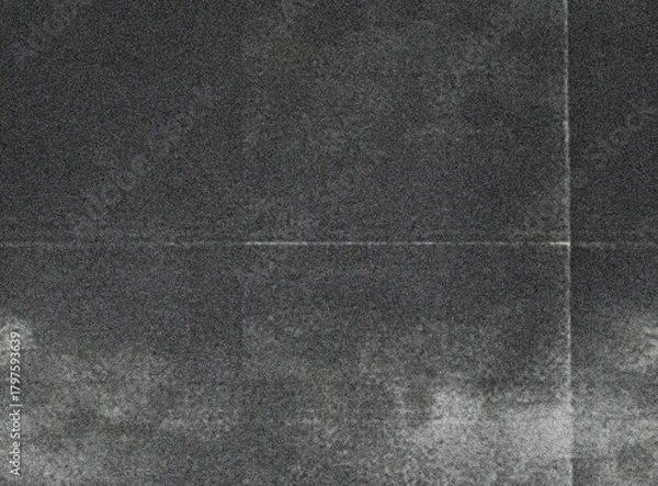 Fototapeta Photocopies of a black and white sheet of paper with a background or texture with grain and noise illustration