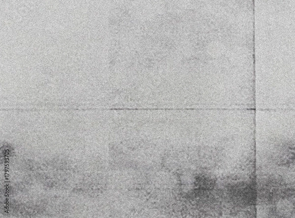 Fototapeta Photocopies of a black and white sheet of paper with a background or texture with grain and noise illustration