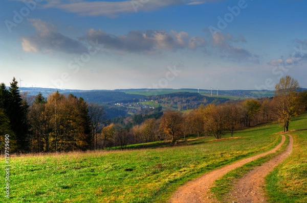 Fototapeta Erz Mountains in Autumn
