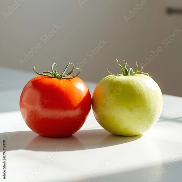 Obraz Lucid Origin – Two Distinct Culinary Dishes in Vibrant Colors