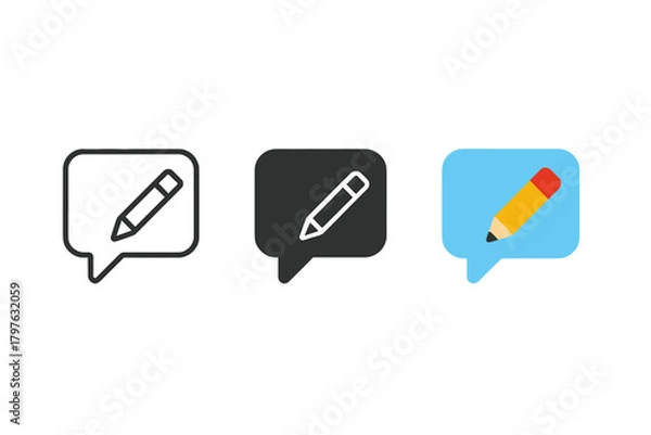 Fototapeta Pencil is shown in three different colors and sizes. The pencils are used to write, draw, and create. The pencils are also used to express ideas and emotions. The pencils are a symbol of creativity