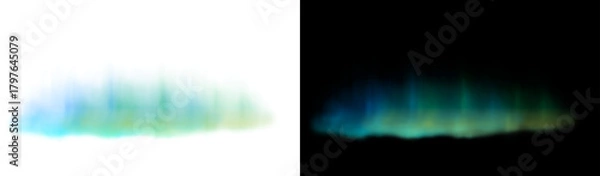 Fototapeta PNG image of Vibrant pixelated light wave transparent PNG overlay design element