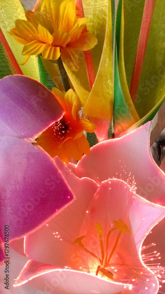 Obraz Electric Artificial Flowers.