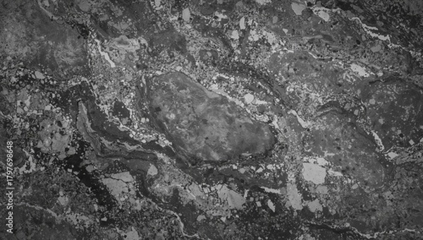 Obraz Terrazzo flooring or marble surface, polished stone texture for editorial header background