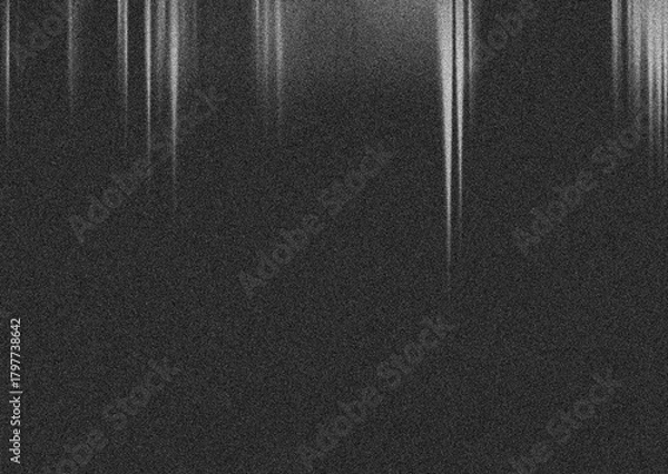Fototapeta Photocopies of a black and white sheet of paper with a background or texture with grain and noise illustration