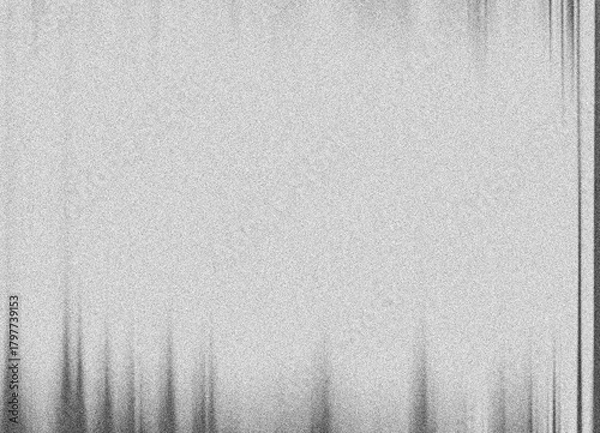 Fototapeta Photocopies of a black and white sheet of paper with a background or texture with grain and noise illustration